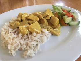 Kycklinggryta med stark curry